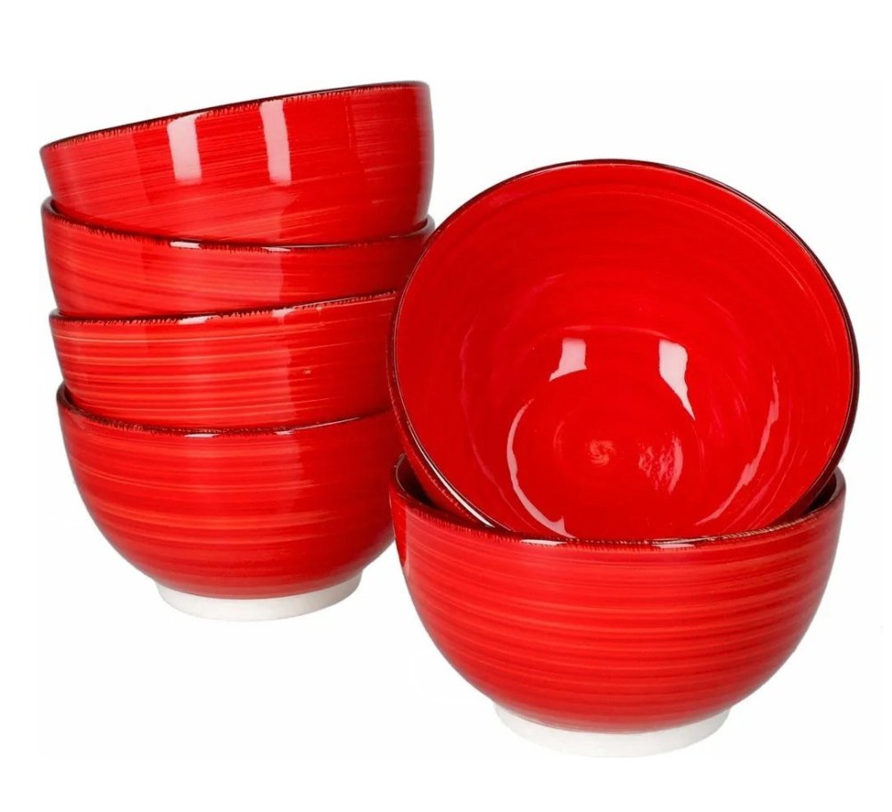 Product detail of HIT Miska na polévku sada 6 ks 12 cm červená RUBY RED HT-24326402