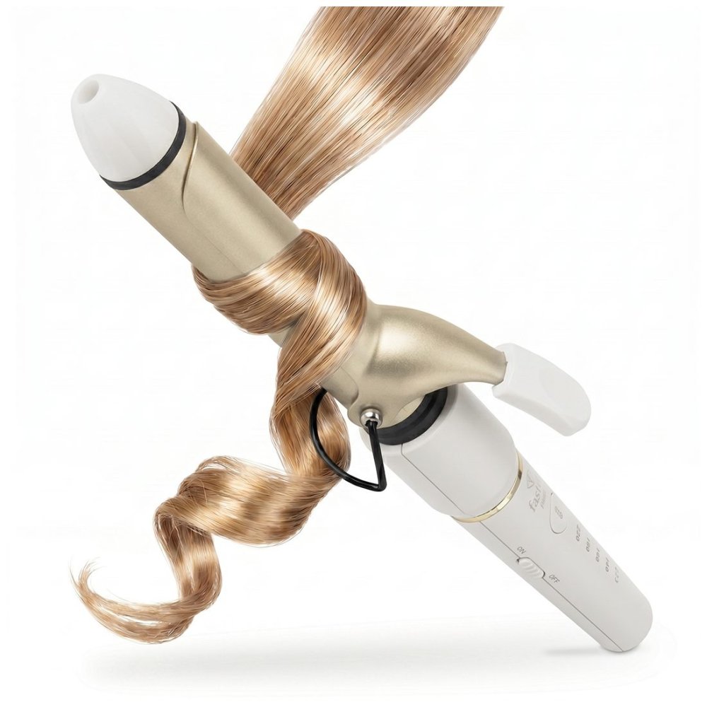 FASHION by BERLINGERHAUS Keramická kulma na vlasy 25 mm s regulací teploty Cream Gold Collection FTV-0150