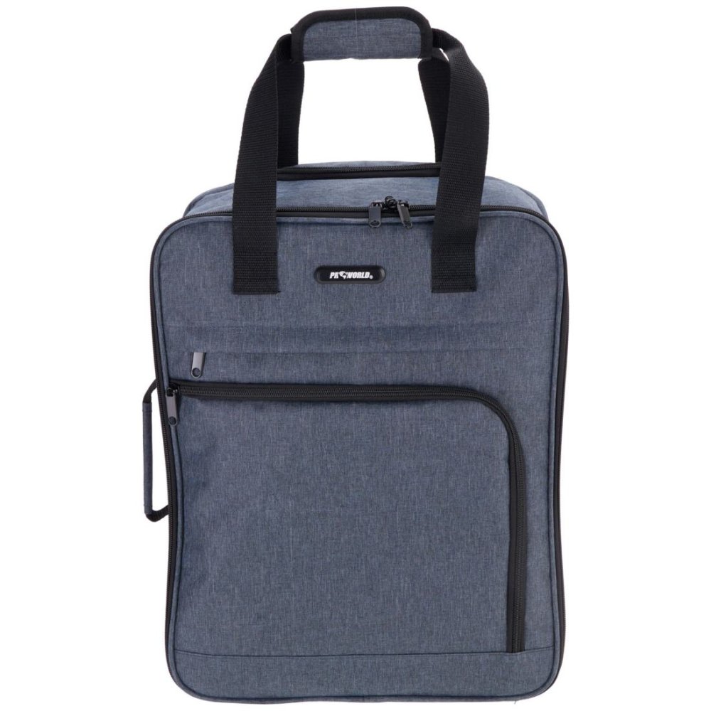 PROWORLD Kufr příruční na kolečkách textil 36 × 20 × 45 cm temně modrá KO-CW5000120