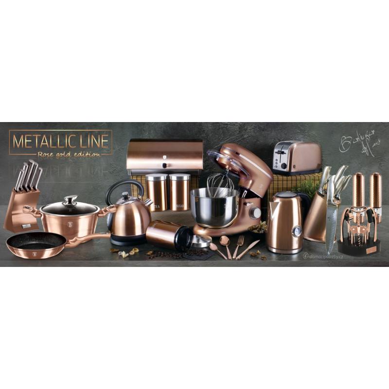 BERLINGERHAUS Sada príborov 24 ks Rosegold Metallic Line nerez mirror BH-2637