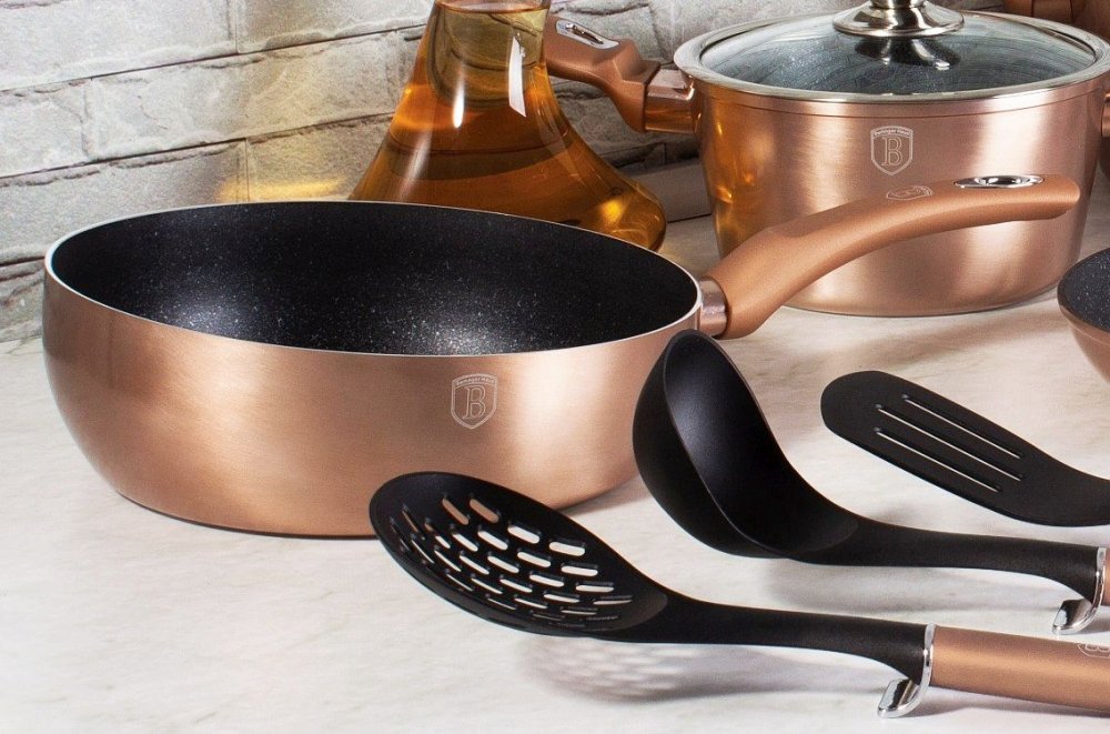 BERLINGERHAUS Panvica prehadzovacia 26 cm Rosegold Metallic Line BH-1522