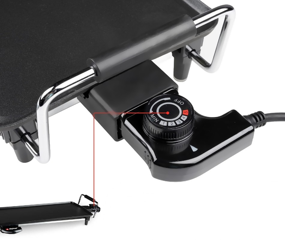 ALPINA Elektrický gril stolní teppanyaki 2000W 70 cm ED-223160