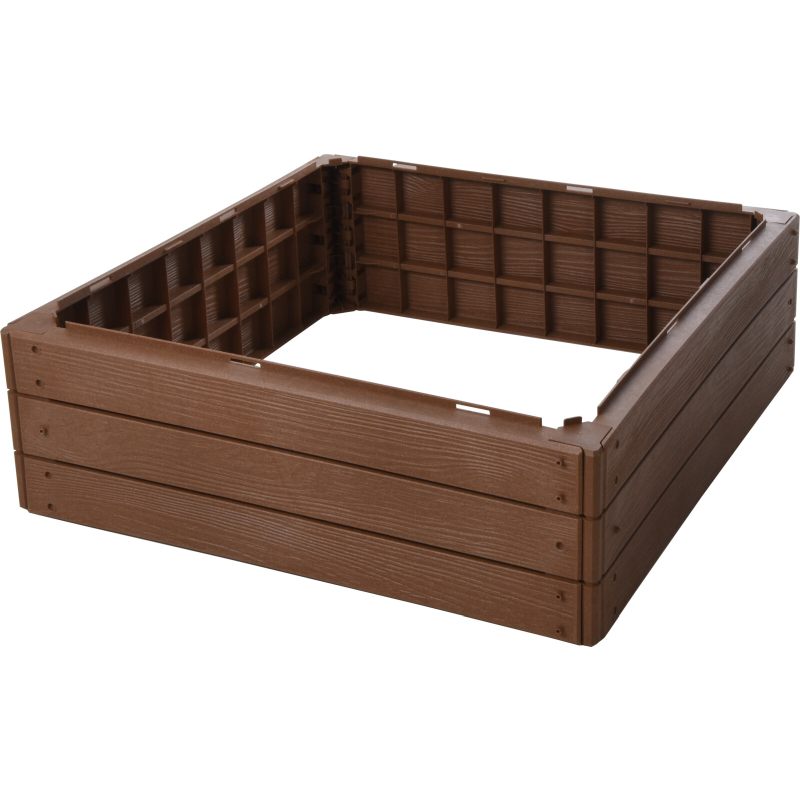 PROGARDEN Vyvýšený záhon 75 x 75 cm hnědá KO-Y89300530