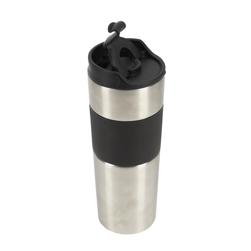 Bergner Termohrnek 460 ml nerez černá BG-37789-BK