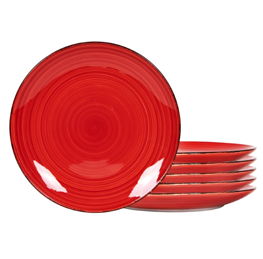 HIT Dezertní talíře sada 6 ks 19 cm červené RUBY RED HT-24326390 - thumb (2)