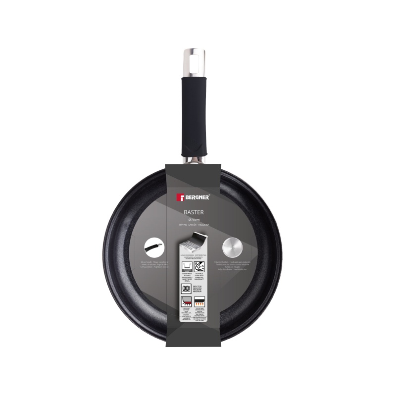 BERGNER Pánev s nepřilnavým povrchem BASTER 20 cm nerez BGEU-5501 - thumb (1)