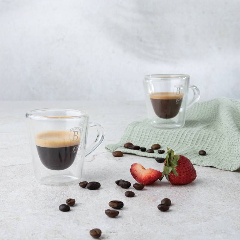 BERLINGERHAUS Sada skleněných šálků na espresso 2 ks BH-8772
