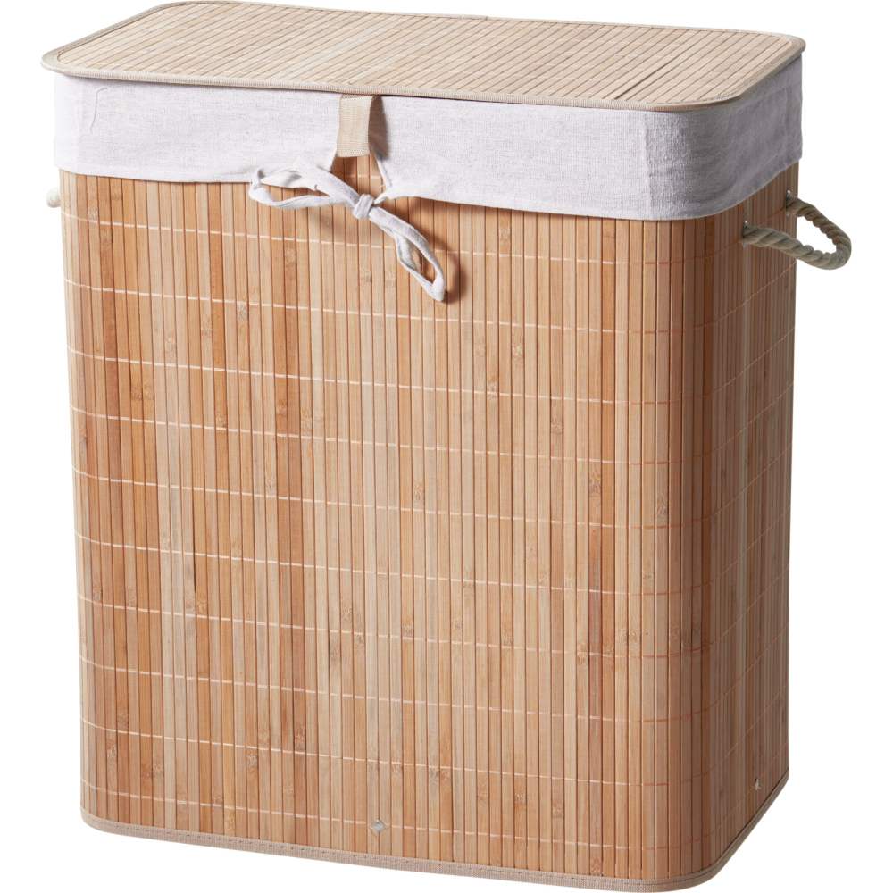 H & S COLLECTION Bambusový koš 50 x 30 x 60 cm KO-KR9000100