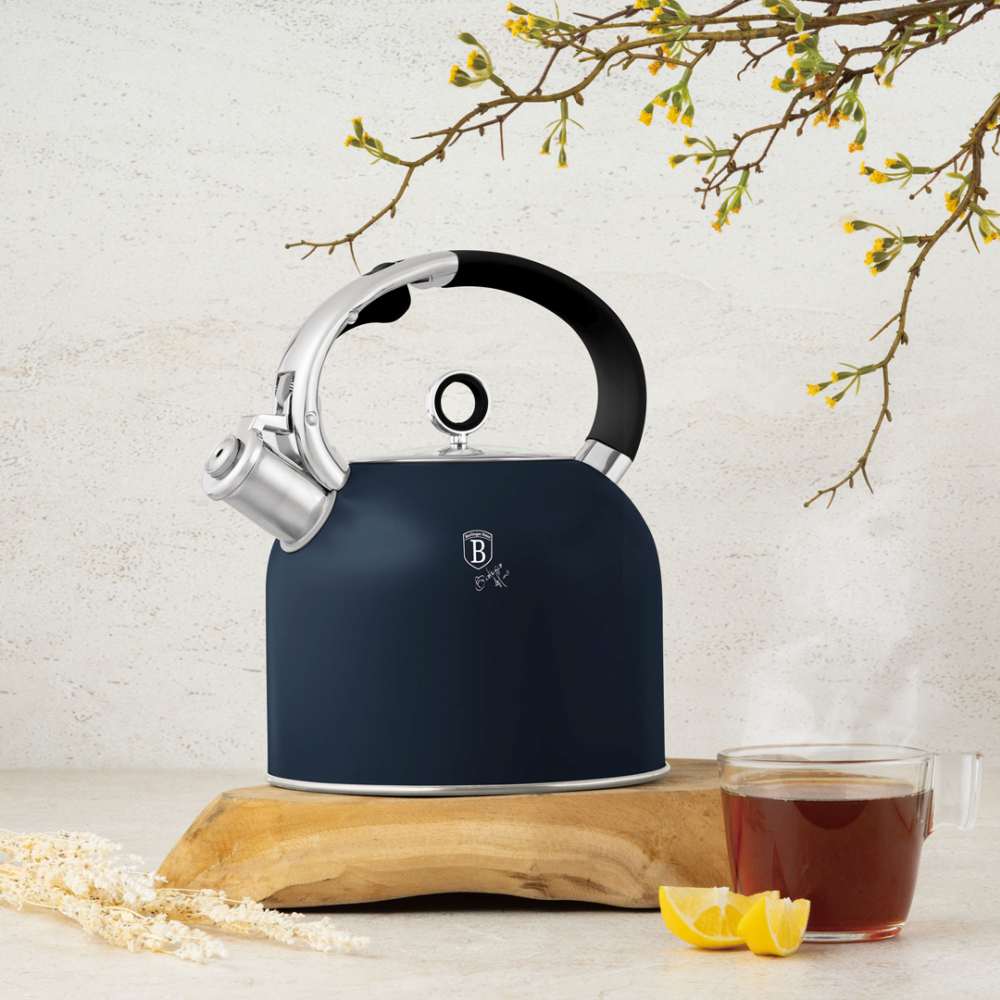 BERLINGERHAUS Konvice pískací se skleněným víkem 3 L Deep Sea Collection BH-8918