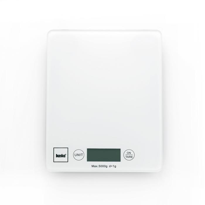 KELA Váha kuchynská digitálna 5 kg PINTA biela KL-15740