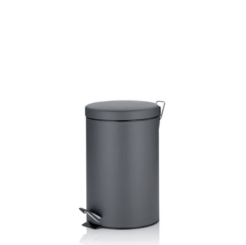 KELA Odpadkový kôš TIMON 12 L kov šedá KL-10942