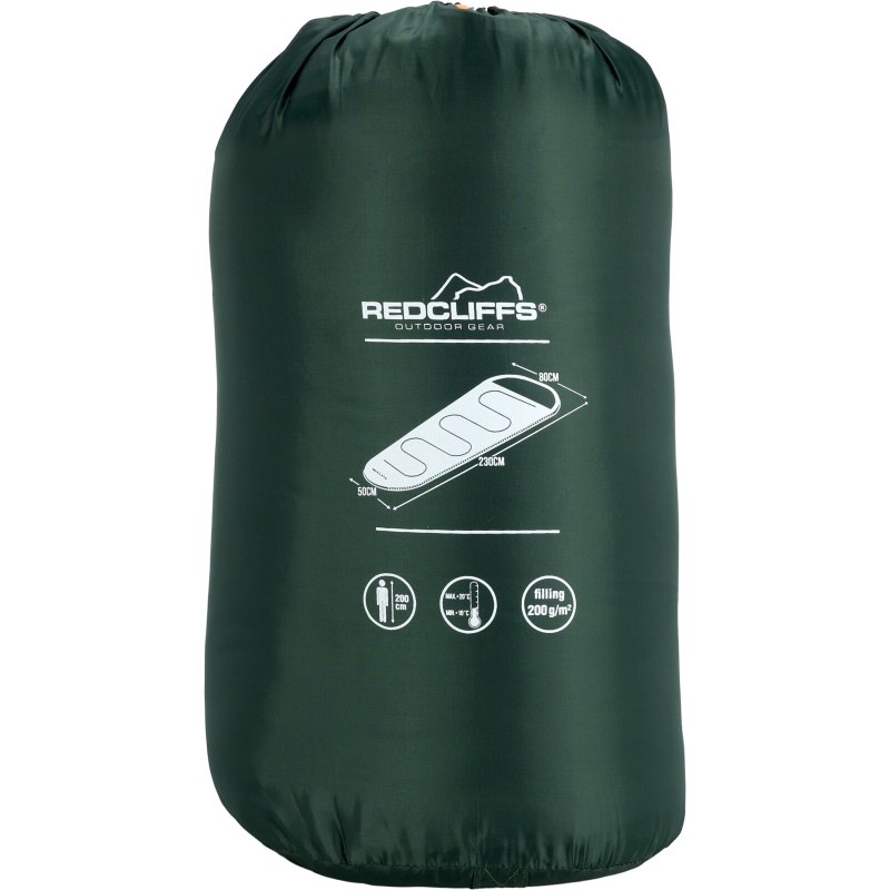 PROGARDEN Spací pytel mumie 230 cm zelená KO-X98000270zele