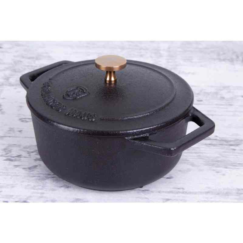 BERLINGERHAUS Pekáč litinový s poklicí 12 cm Black Rose Collection BH-6490 - thumb (14)