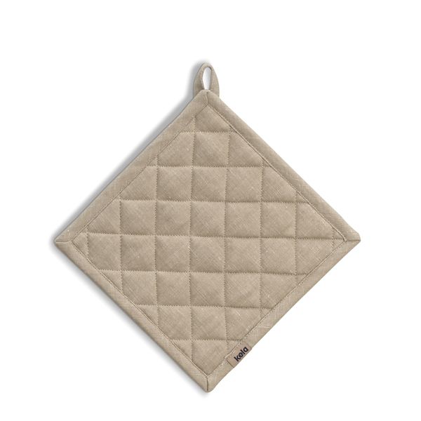 KELA Podložka pod hrniec Puro 55% bavlna/45% ľan prírodný 20,0x20,0cm KL-12812
