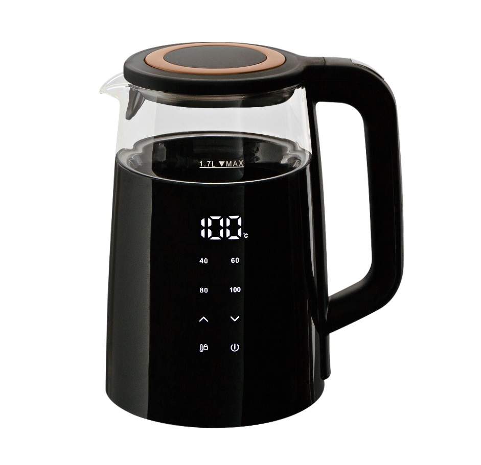 BERLINGERHAUS Rychlovarná konvice s regulací teploty digitální 1,7 l Black Rose Collection BH-9477 - thumb (1)