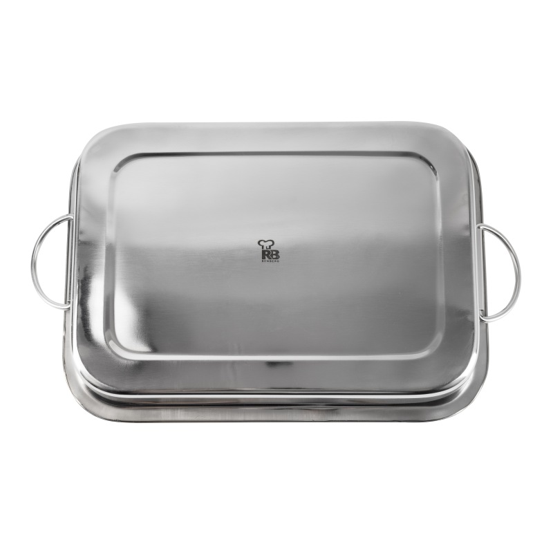 RENBERG Pekáč s mřížkou PRESTO 37x26,5x6,3 cm nerez BGEU-5577 - thumb (3)