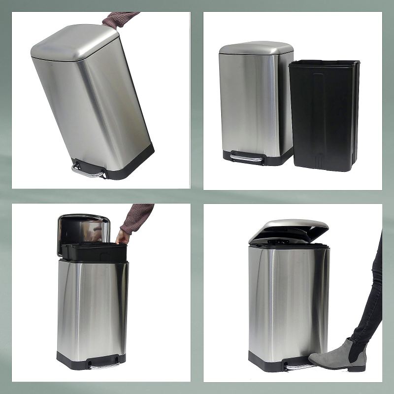 KELA Odpadkový kôš DAVINO 30 l nerezová KL-10903