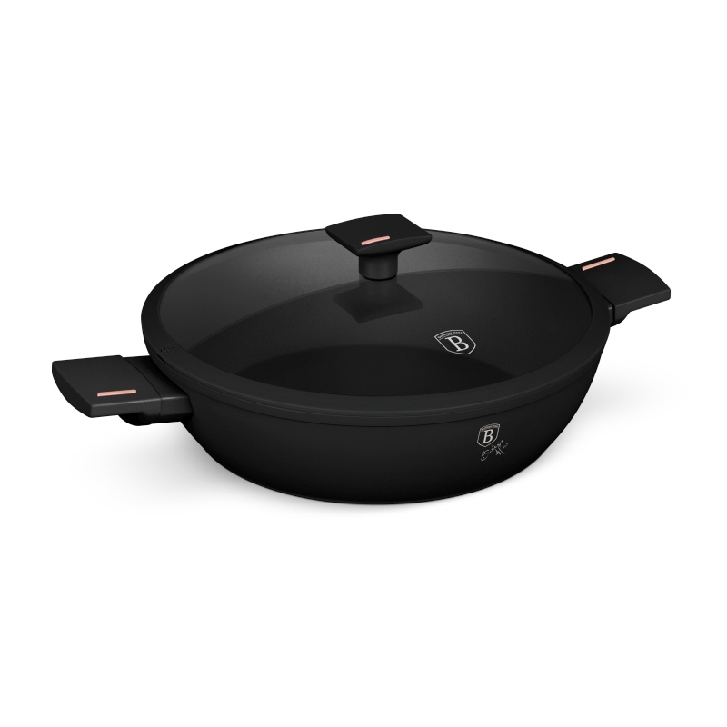 BERLINGERHAUS Kastrol s titanovým povrchem a poklicí 30 cm Monaco Collection BH-8278