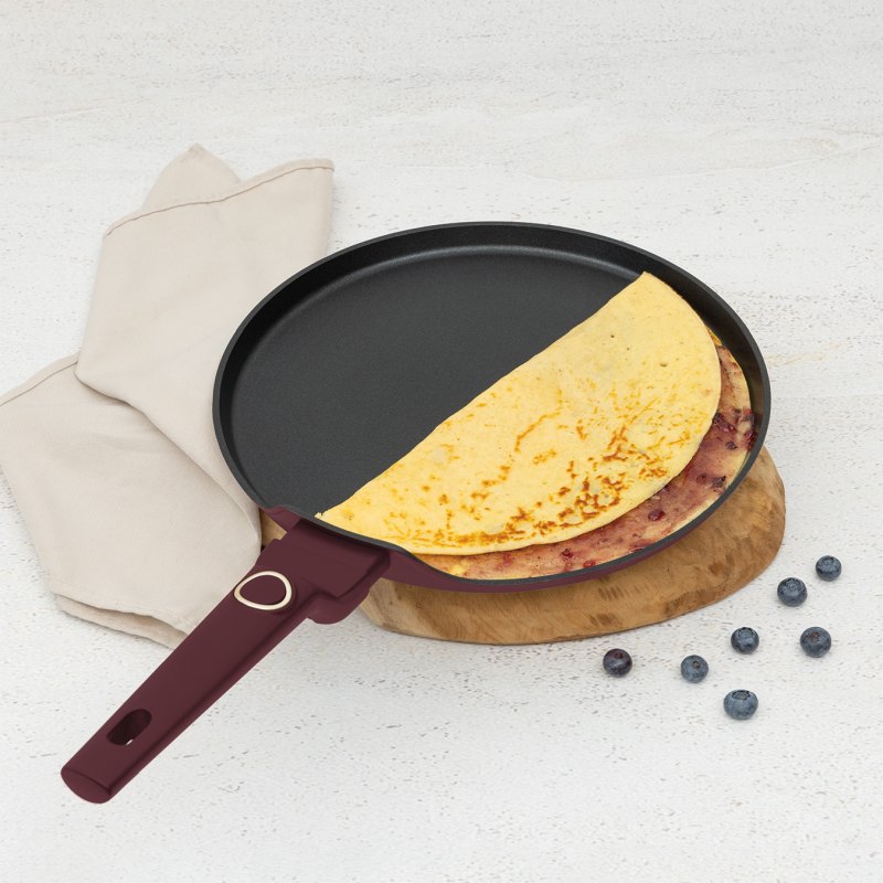 BERLINGERHAUS Pánev na palačinky s titanovým povrchem 28 cm Leonardo Collection BH-8026