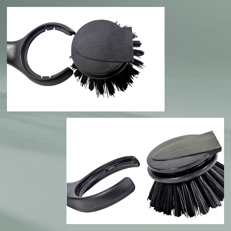 KELA Sada kartáčů na nádobí Pit plast černá 26x6,5x9,5cm KL-12158