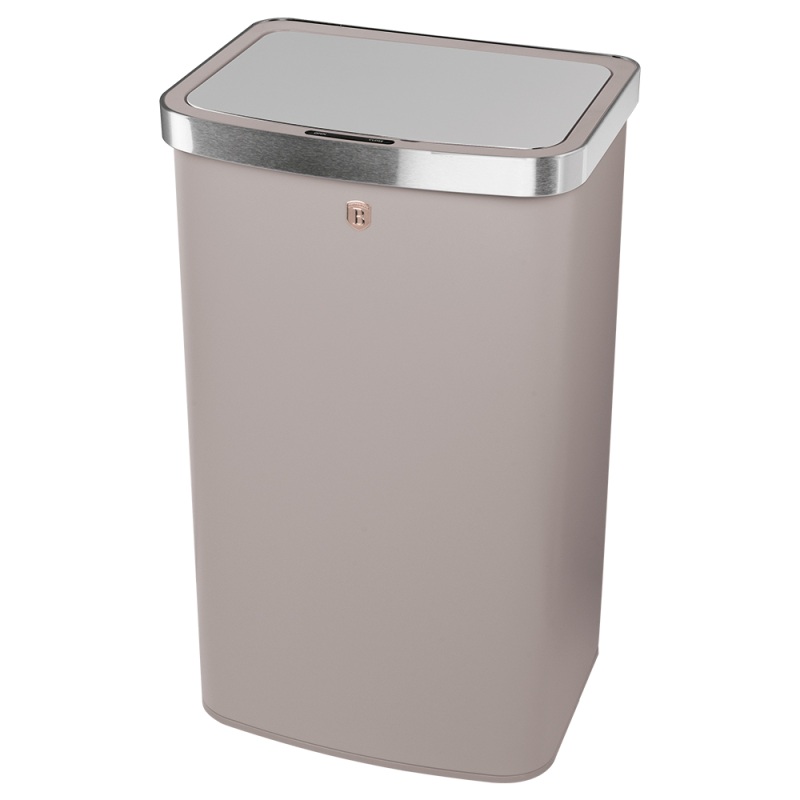 BERLINGERHAUS Koš odpadkový se senzorovým otvíráním 60 l Taupe Collection BH-9794