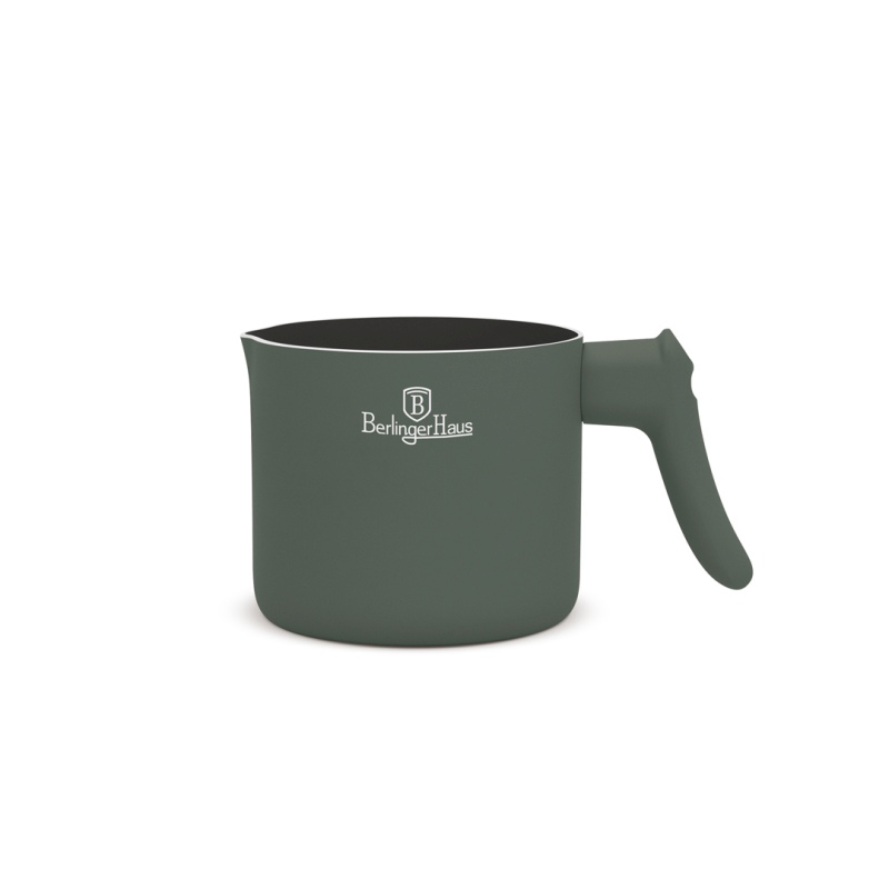 BERLINGERHAUS Mlékovar s titanovým povrchem 1,2 litru Matte Green Collection BH-8204