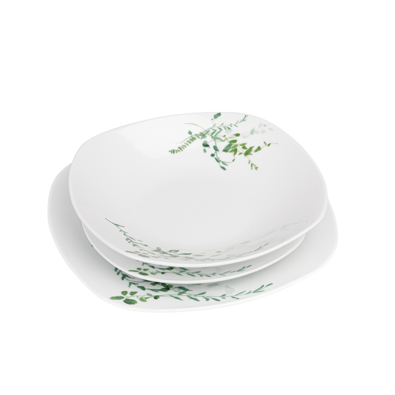 BERLINGERHAUS Jídelní sada talířů porcelánová 18 ks BH-10204
