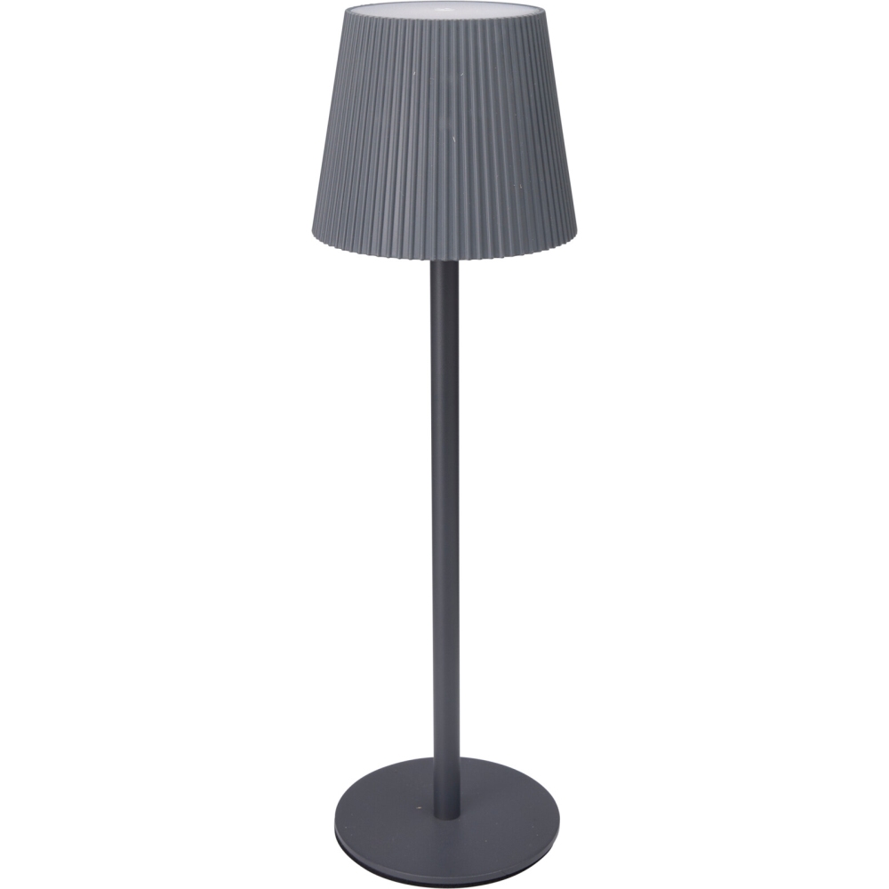 H & S COLLECTION Stolní lampa 10 x 36 cm šedá KO-ANC000720