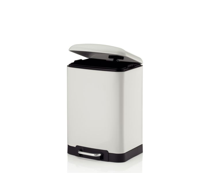 KELA Odpadkový kôš DAVINO 12 l biela KL-10904