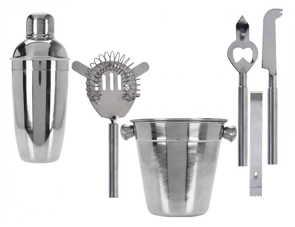 EXCELLENT HOUSEWARE Shaker na koktejly nerez sada 7 ks KO-A12405160