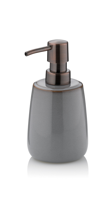 KELA Dávkovač mydla Liana keramika modrá 300 ml KL-23622