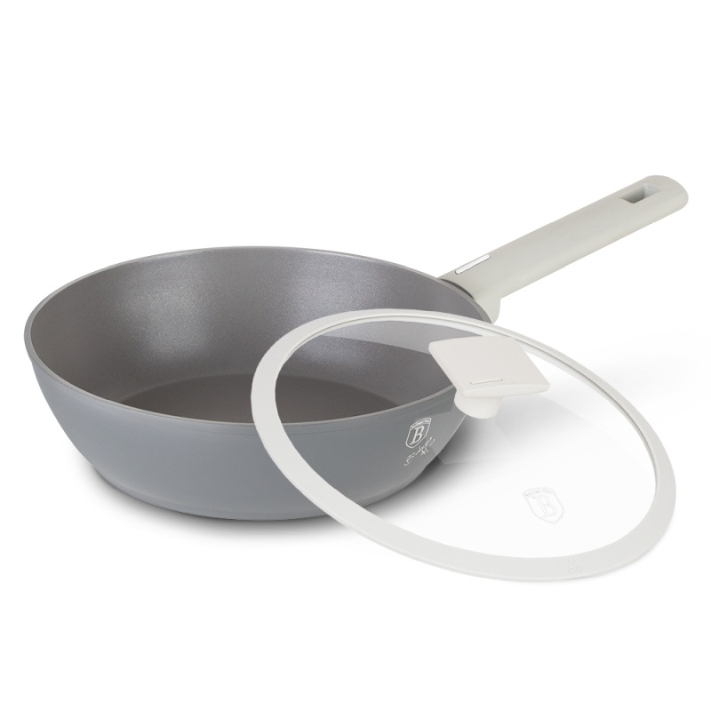 BERLINGERHAUS Panvica hlboká s pokrievkou s titánovým povrchom 24 cm Aspen Collection BH-7069