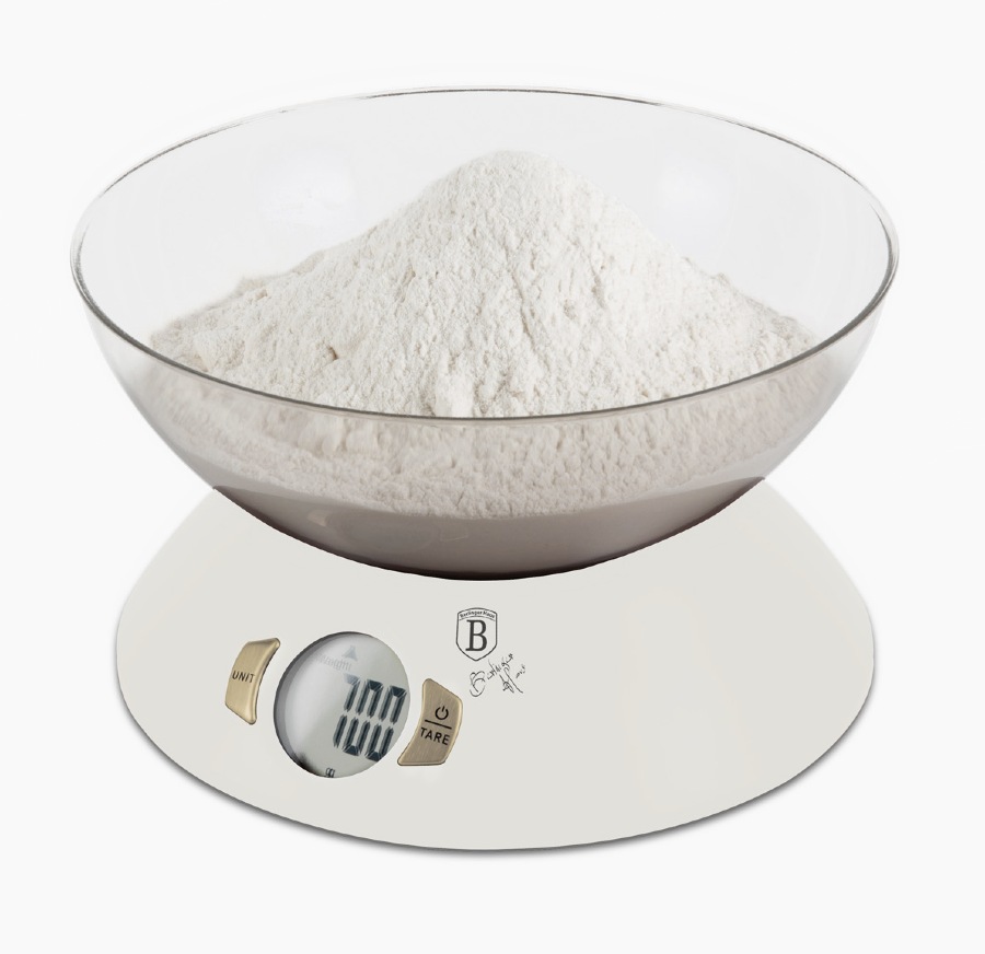 BERLINGERHAUS Váha kuchyňská digitální 5 kg s miskou Sahara Collection BH-9617