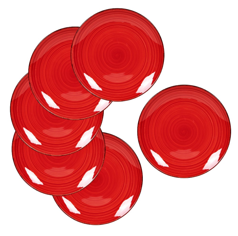 HIT Dezertní talíře sada 6 ks 19 cm červené RUBY RED HT-24326390 - thumb (3)