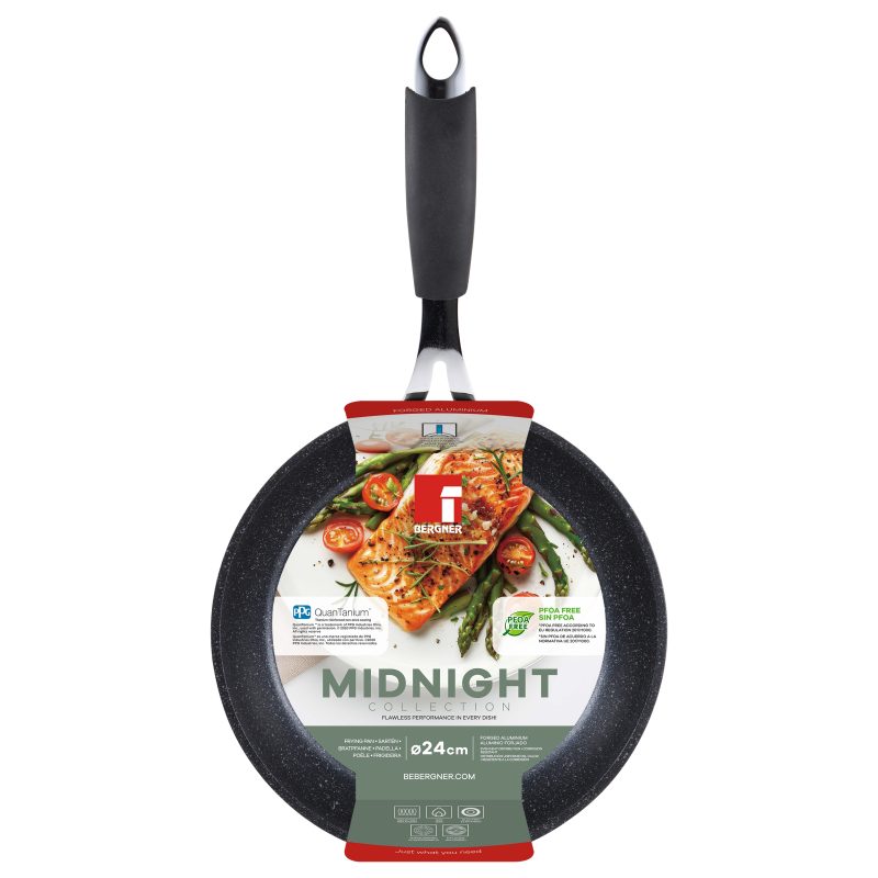 BERGNER Pánev s nepřilnavým povrchem MIDNIGHT 24 cm zelená BG-30192-GR - thumb (4)