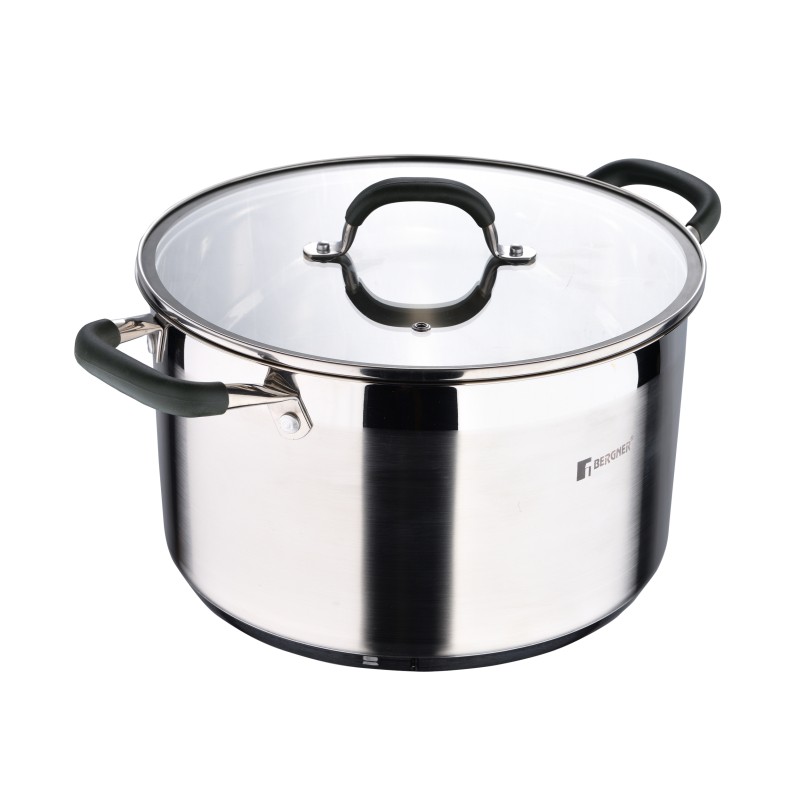 Product detail of BERGNER Hrnec s poklicí nerez MIDNIGHT 28 cm 9,5 litru BG-32084-MM