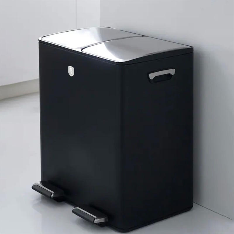 BERLINGERHAUS Koš odpadkový 2x30 litrů Black Rose Collection BH-8883