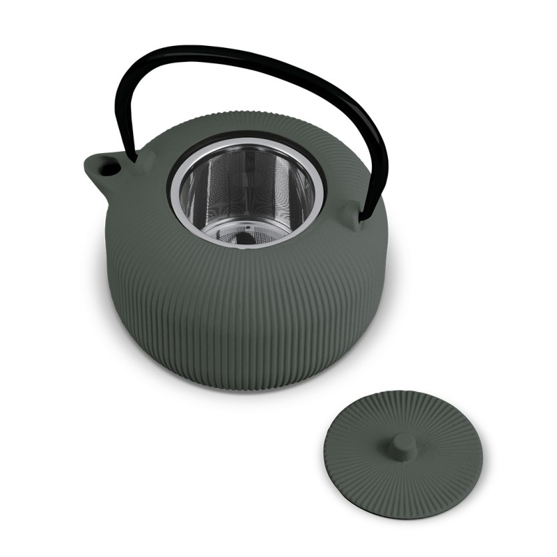 BERLINGERHAUS Litinová konvice na čaj 1 l Matte Green Collection BH-8942