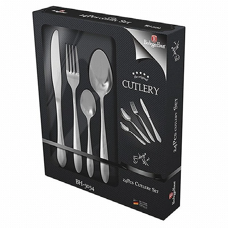 BERLINGERHAUS Sada příborů 24 ks nerez mirror Cutlery set BH-3034