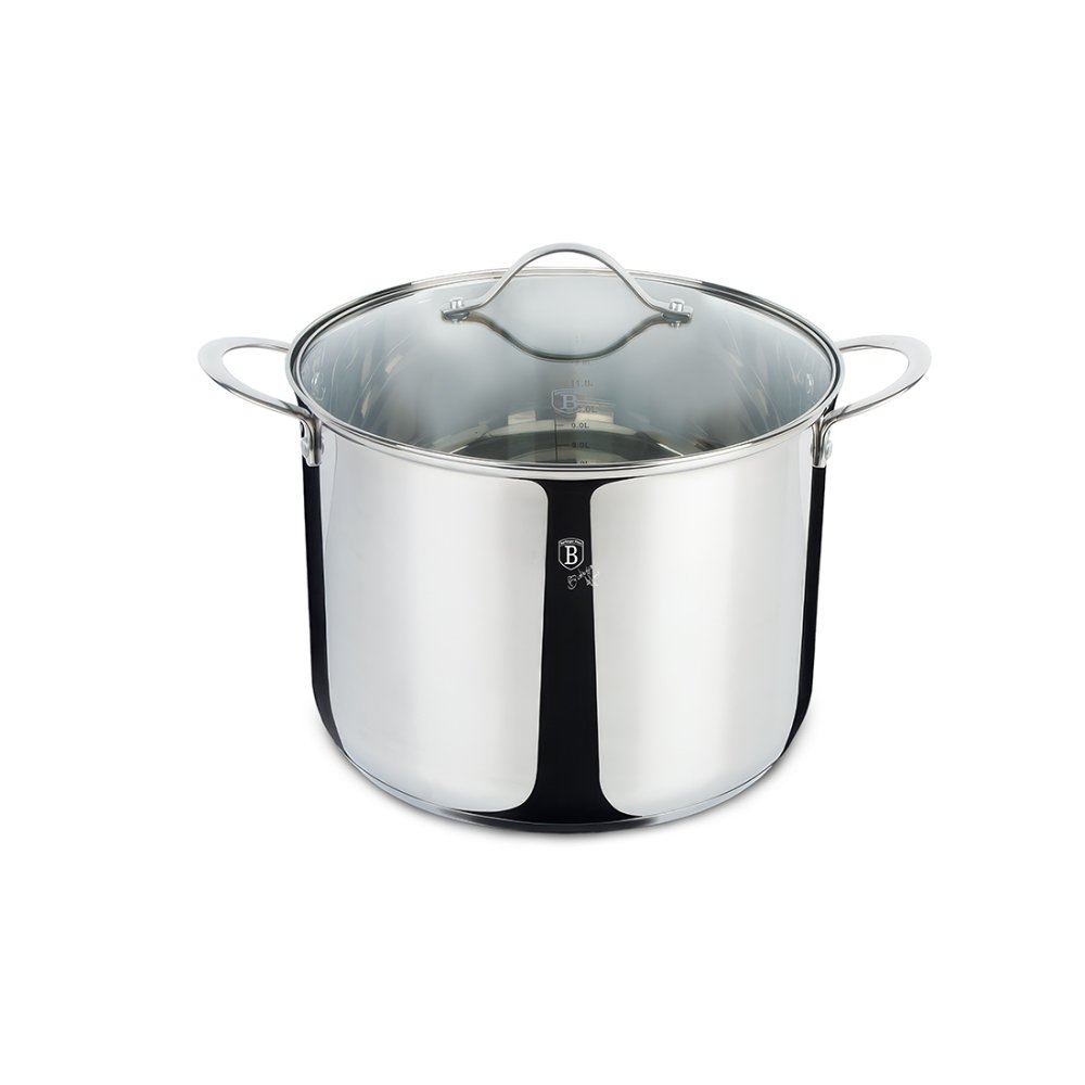 BERLINGERHAUS Hrnec s poklicí vysoký 24 cm nerez Silver Jewellery BH-6583