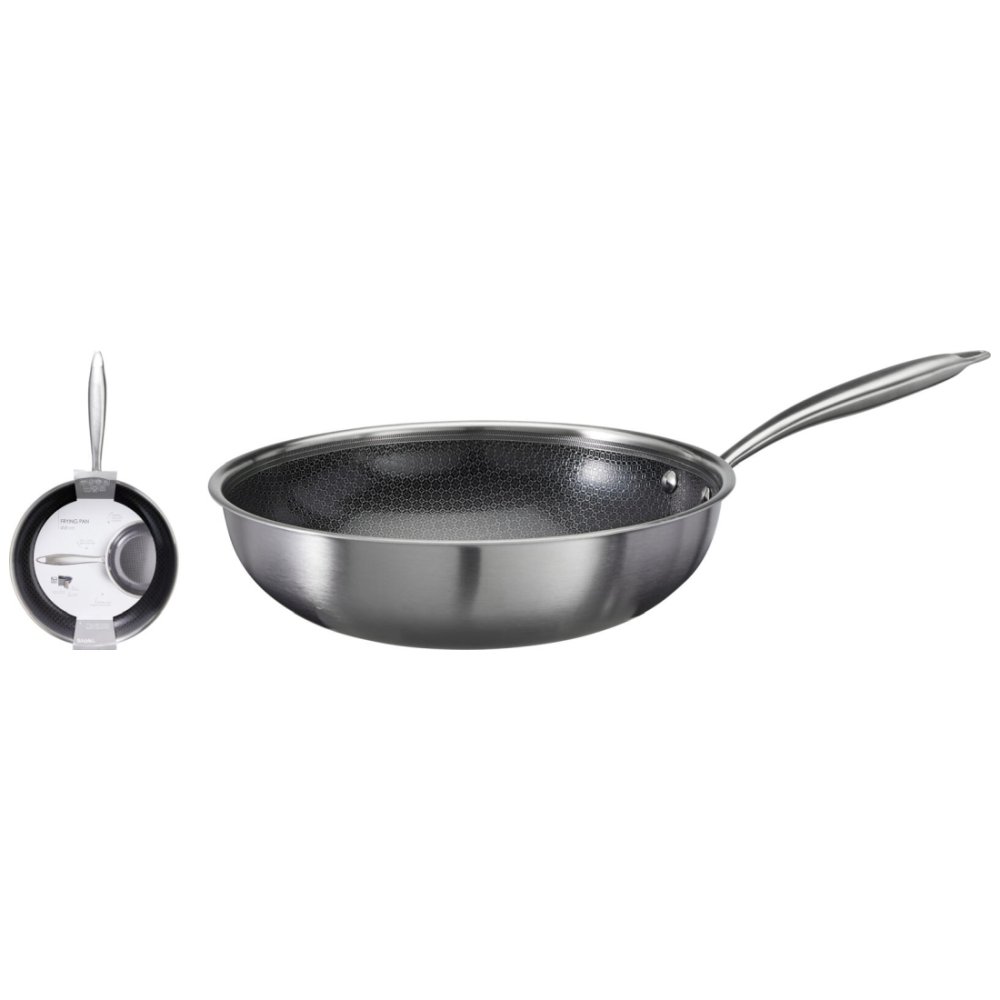 SIAKI HUISHOUD Pánev nerezová s nepřilnavým povrchem 28 cm KO-C85000470