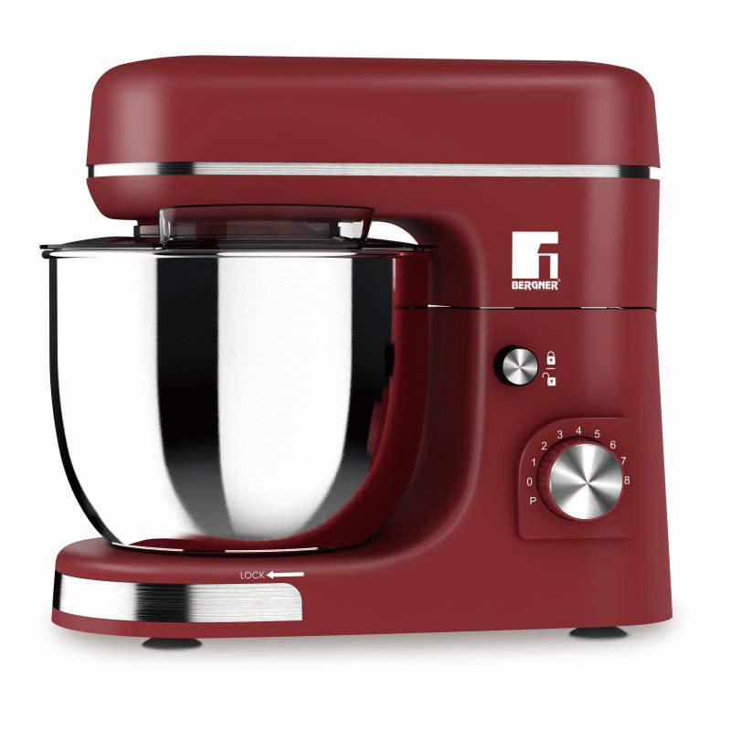 BERGNER Kuchyňský robot 1300W MAROON BG-51036-RD - thumb (1)