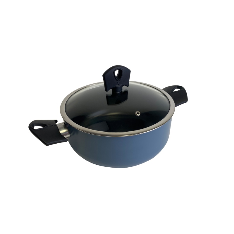 Product detail of SAN IGNACIO Kastrol s poklicí a nepřilnavým povrchem NOIA 20 cm modrá BGEU-6960