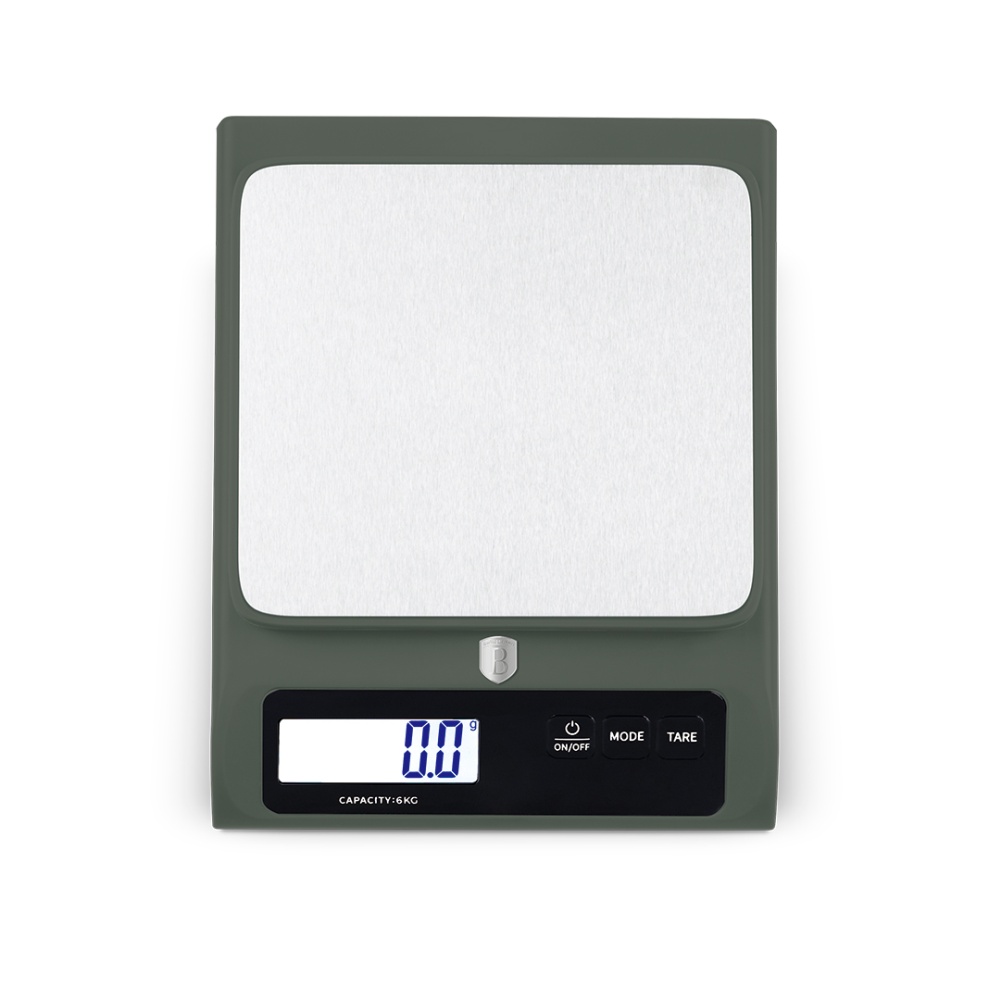 BERLINGERHAUS Kuchyňská váha digitální 6 kg Matte Green Collection BH-9919