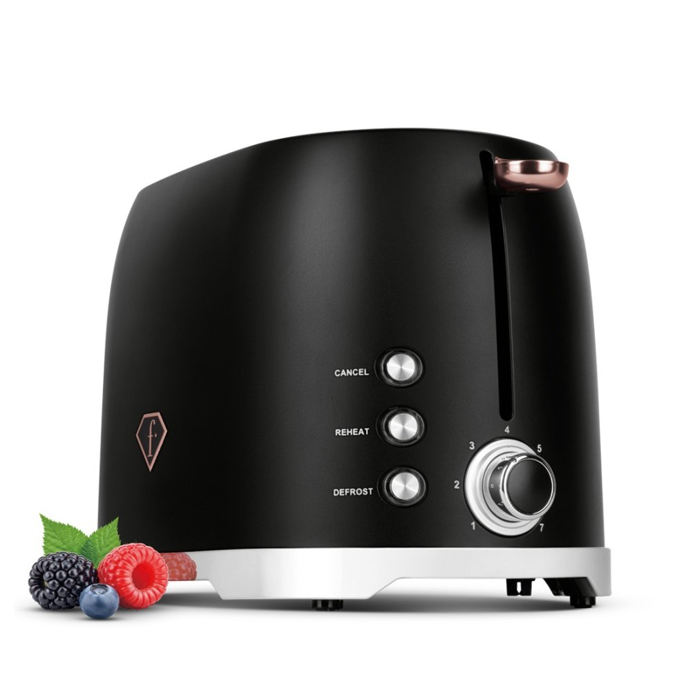 Fashion TV by BerlingerHaus Topinkovač nerez 850W Black Rose Collection FTV-0111