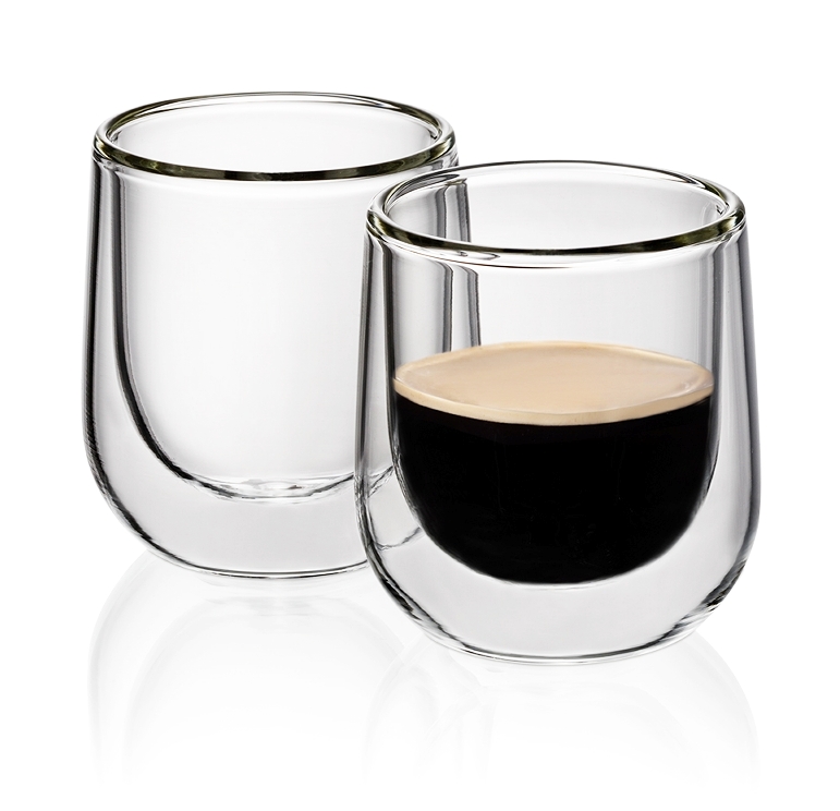 KELA Poháre na espresso FONTANA súprava 2 ks 60 ml KL-12403