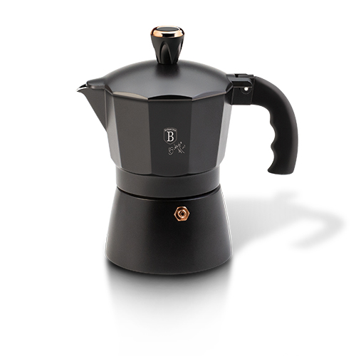 Levně BERLINGERHAUS Konvice na espresso 3 šálky Black Rose Collection BH-8560