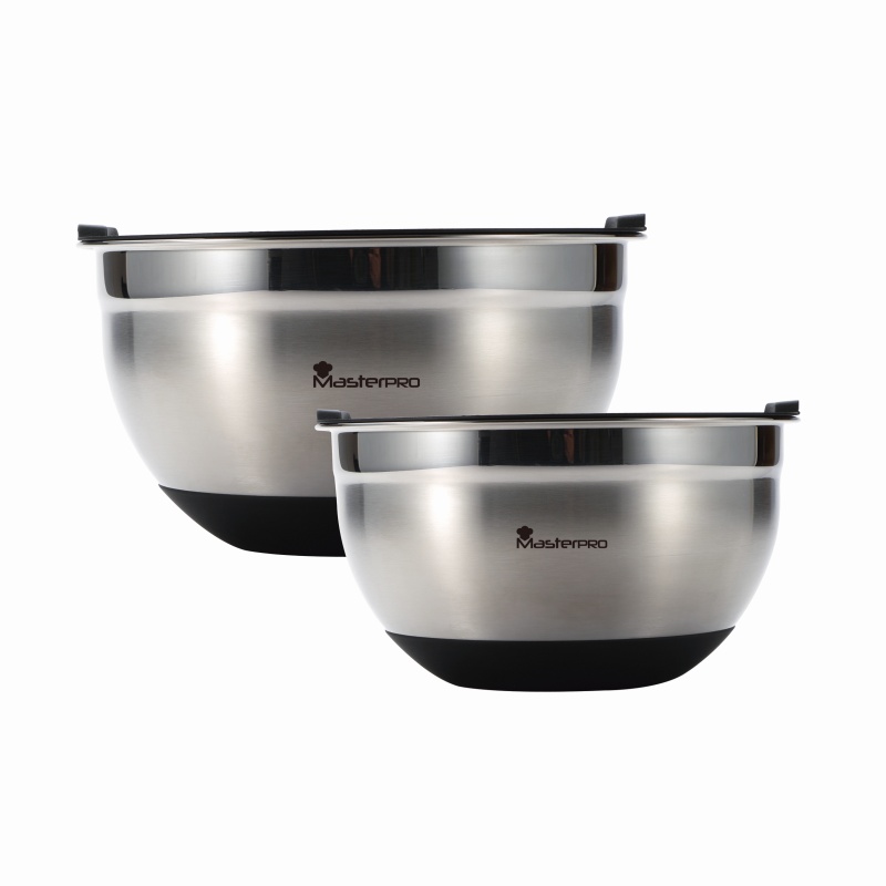 MASTERPRO Sada misek s víkem FOODIES 2 ks nerez BGMP-1553 - thumb (1)