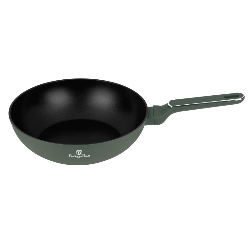 BERLINGERHAUS Pánev hluboká s titanovým povrchem 28 cm Matte Green collection BH-8158