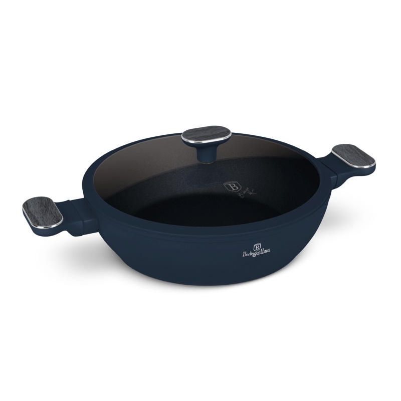 BERLINGERHAUS Pánev s poklicí a titanovým povrchem 28 cm Deep Sea Collection BH-8375